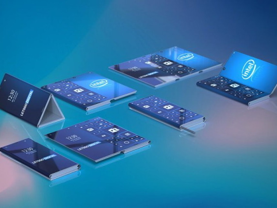 Intel khoe ý tưởng smartphone gập 3 siêu độc đáo