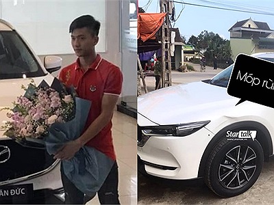 Vừa mua xe tăng mẹ chơi Tết, Phan Văn Đứс đã gặp phải tình huống dở khóc dở cười