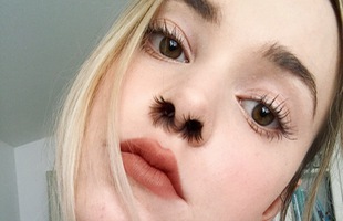 Trào lưu tự sướng kinh dị: Rủ nhau chụp ảnh selfie với lông mũi