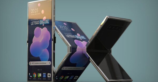 Phác họa hình dáng điện thoại gập lại tuyệt đẹp từ HTC