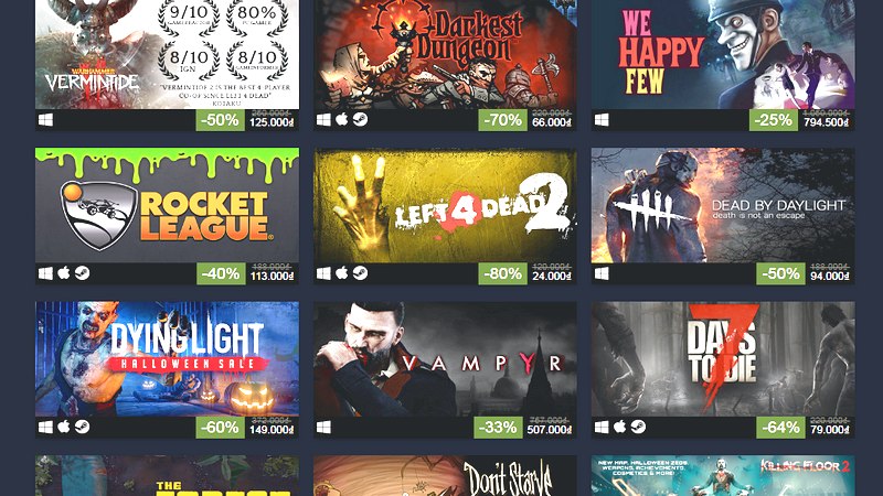 Steam đại hạ giá mùa Halloween - Bạn nên mua game gì?