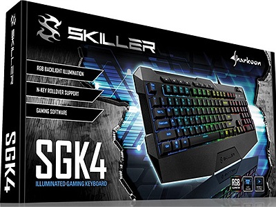Sharkoon ra mắt bàn phím gaming SKILLER SGK4, hỗ trợ N-Key Rollover và trang bị đèn nền RGB