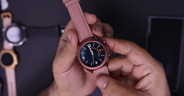 Lộ video trên tay Samsung Galaxy Watch 3 trước ngày công bố