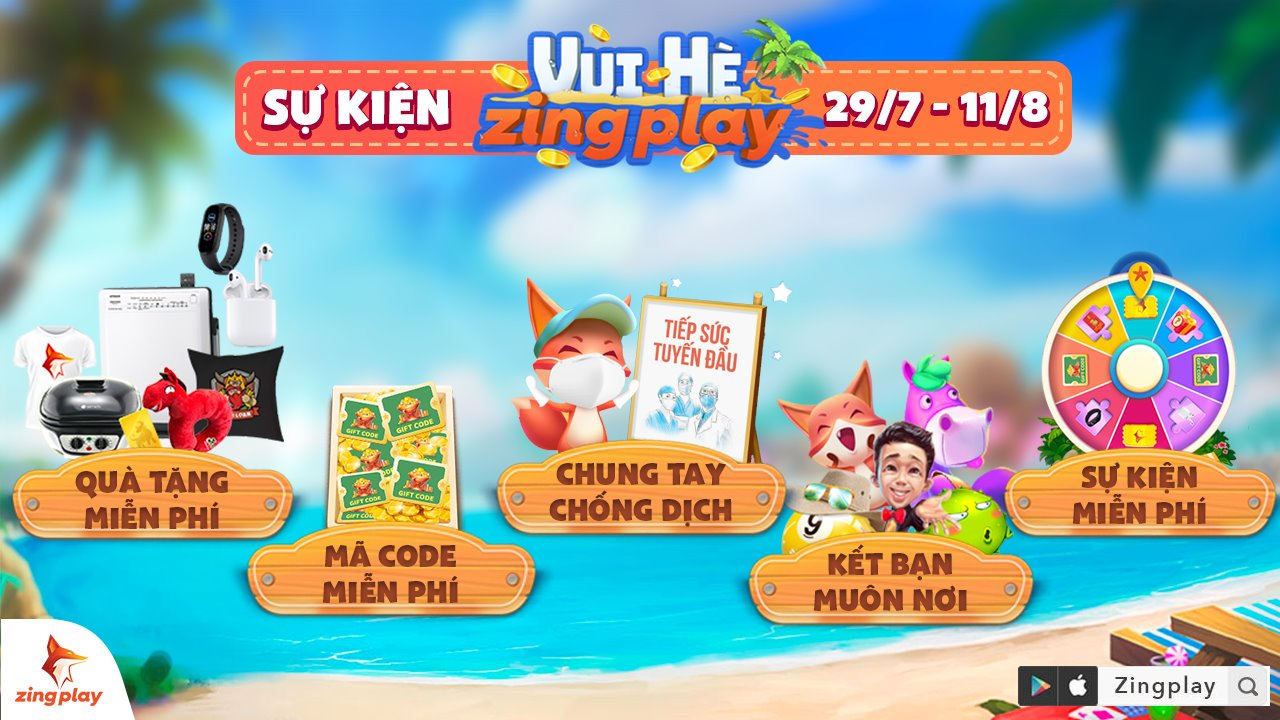 'Vui Hè ZingPlay' rinh ngay quà hot – Sân chơi tưng bừng của cộng đồng game thủ Việt